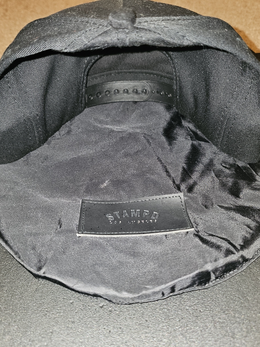 Stampd WEST (coast) Black Embroidered Logo Snapback Hat - Picture 2 of 3